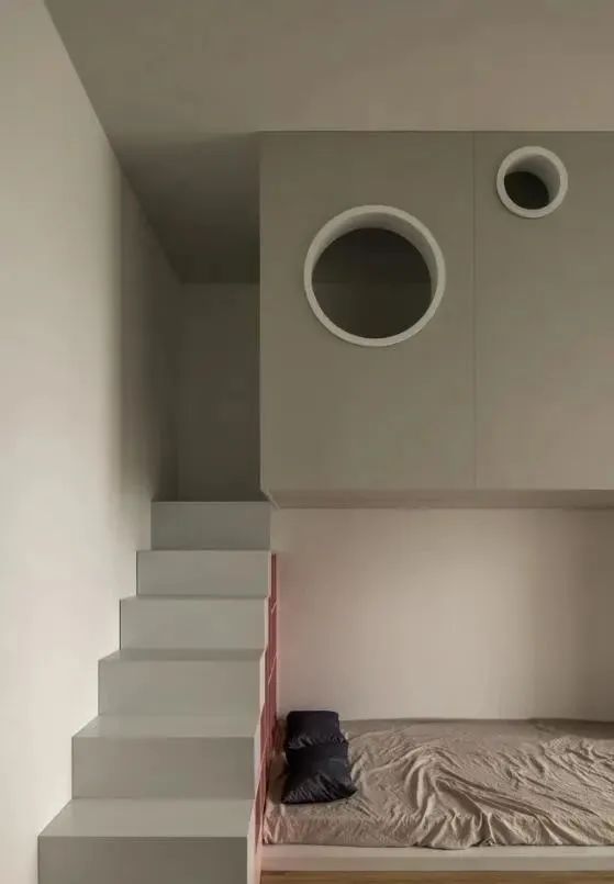 艺术涂料微水泥装修案例图片：212㎡极简主义设计风格的家